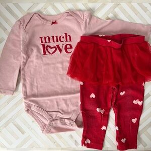 CARTERS Much Love Outfit, 9mo